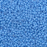 Miyuki rocailles Perlen 15/0 - Duracoat opaque delphinium blue 15-4484